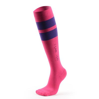 China Custom Stripe Men's Logo Deadlift Sports Breathable Crazy Running Knee High Socks Gym for sale