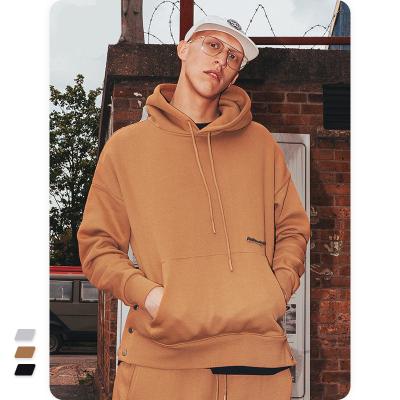 China 100% Cotton Anti-Shrink Street Wear Over Size Hoodie Fashion Clothing Man Blank Sweatshirts Wholesale Pullover for sale