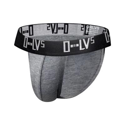 China Antibacterial Mens High Cut ORLVS Underwear Open Men's Boxer Briefs Low Rise Cotton Underwear Wholesaler for sale