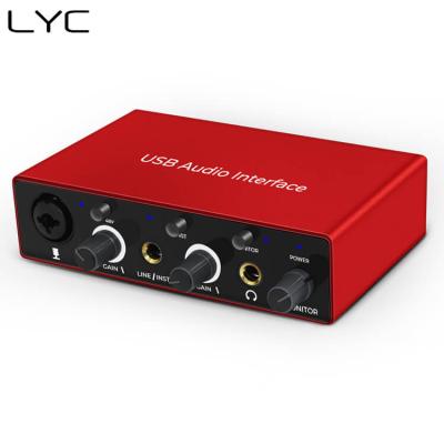 China Professional sound card wholesale price recording studio mixer full set power audio interface AR001A for sale