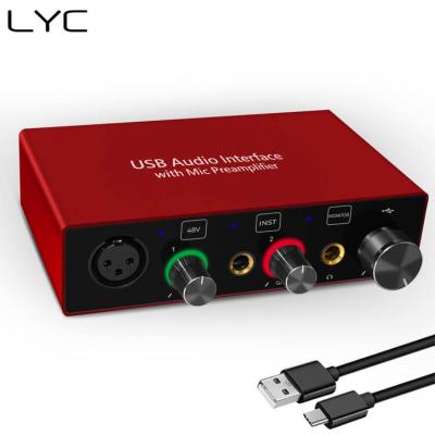 China Factory price 48V cheap phantom power usb m-audio AR001 audio interface for sale