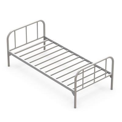 China Cheap Spare Parts Medical Metal Bed Price Metal Single Bed Designed With Toilet In China for sale