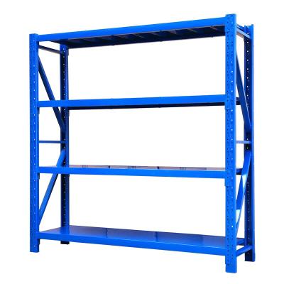 China Industrial Corrosion Protection Metal Storage Panel Steel Platform Heavy Duty Warehouse Shelf for sale