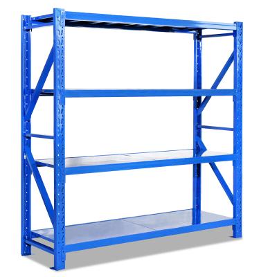 China Industrial Corrosion Protection Metal Storage Panel Steel Platform Heavy Duty Warehouse Shelf for sale