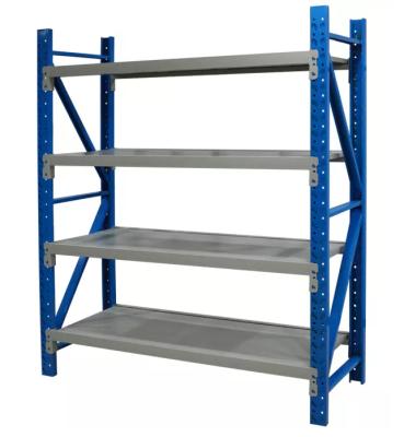 China Industrial Corrosion Protection Metal Storage Panel Steel Platform Heavy Duty Warehouse Shelf for sale