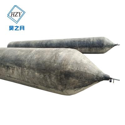 China Natural Rubber Fabric And Rope Marine Inflatable Rubber Air Bag For Boat Launching for sale