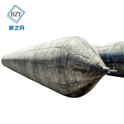 China launching /moving / boat lifting / docking supplies launching natural rubber airbag marine inflatable boat lifting for sale