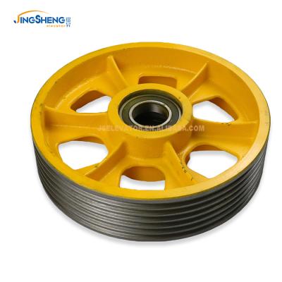 China Asian D330*6*8, Kon* elevator guide roller wheel, kone ROPE PULLEY km508987g02 for sale