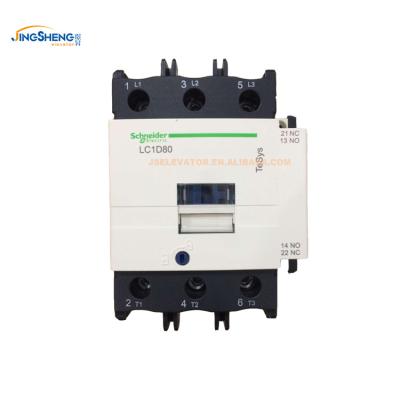 China elevator contactor,Schneider electric elevator contactor for kon* elevator parts LC1D80M7C LC1D80 80A AC220V LC1D80M7C for sale