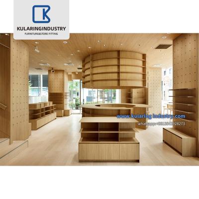 China KULARING Retail Store Restaurant Cafe Display Furniture Coffee Couch Coffee Counter Bar Counter Modern 3D Design Coffee Bar Counter Design for sale