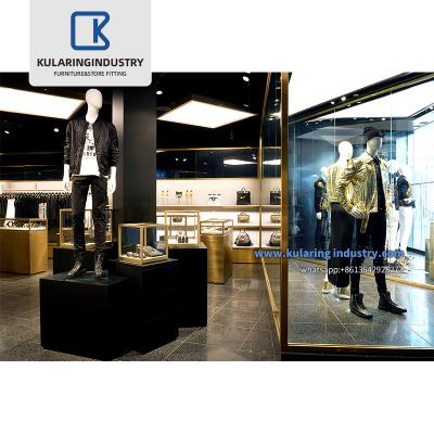 China Retail Store Men s Clothing Store Decoration Men s Clothing Store Garment Shop Interior Design Counters Fittings for sale