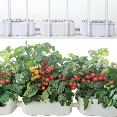 China Greenhouse Hydroponics System Smart Vertical Indoor Green Garden Indoor Hydroponics Grow System Suit Grow Tent Greenhouse Vertical Agriculture for sale