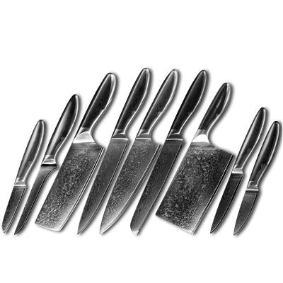 China New Viable Points 67 Layers VG10 Damascus Kitchen Knife Set Chef Knife for sale