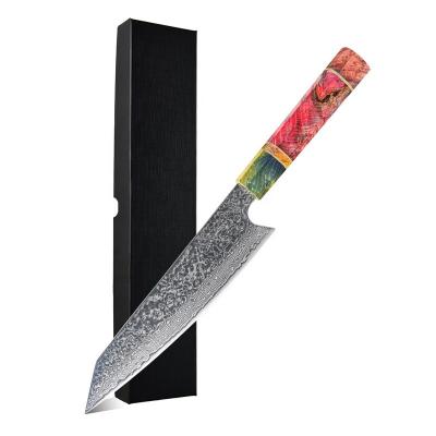 China Sustainable Professional OEM 8 Inch Chefs Japanese Kitchen Damascus Kiritsuke Knife for sale