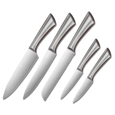 China Sustainable Success 5pcs Kitchen Knife Set Stainless Steel for sale