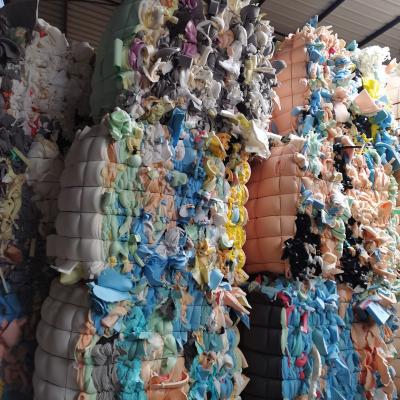 China All Bra Foam Clean Best Grade Polyurethane Foam Scrap And PU Foam Scrap for sale