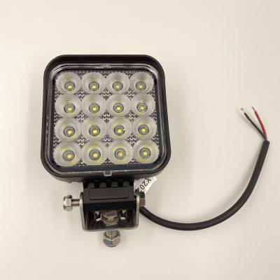 China Work lamp ERONAUTO FACTORY PRICE SUPER POWER HIGH LUMEN WATERPROOF RATE IP68 3 INCH LED WORK LIGHT LED FLOOD LIGHT 48W 9-32V for sale