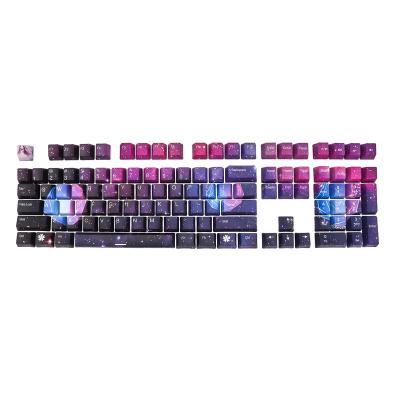 China Anti-ghosting E-Yooso 108 Normal Injection PBT Dye Sublimation Custom Keycaps Upgrade Suitable For Mechanical Keyboard for sale