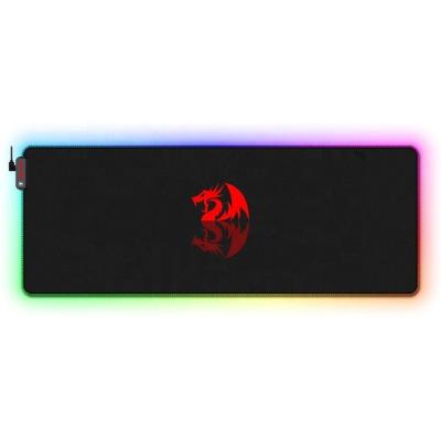 China Large Size P027 RGB Rubber Redragon Wired Mouse Pad Gaming Plug & Play Mousepad for sale