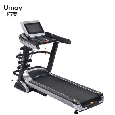 China Commercial cheap ac motor 4.5hp motorized running machine 2022 foldable treadmill for sale