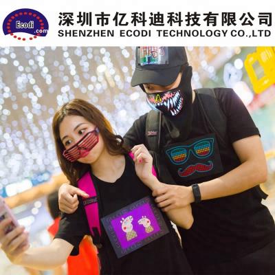 China Be different and unique good quality sound activated DJ flash light-emitting led mask for party for sale