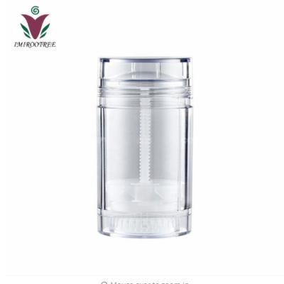 China Original BEAUTY PACKAGING BEAUTY Clear Empty Gel Deodorant Plastic Roll 75ml 75g From Factory for sale