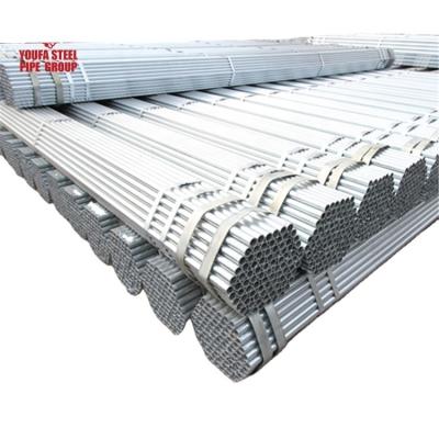 China Liquid Hot Rolled Galvanized Steel Pipe 1 1/2 Inch Price Of Pipe ASTM A53 Gr.A/B ERW Sch40 for sale