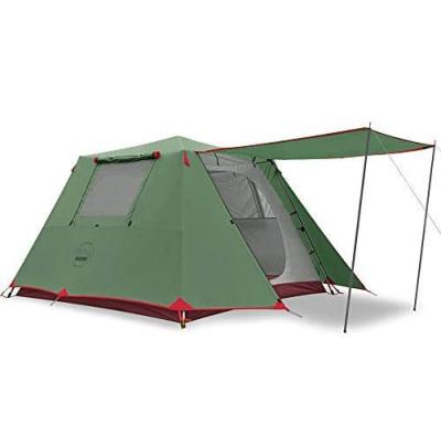 China Amazon Double Layers UV-Resistant Hot Selling Camping Tent With Rainfly Outdoor Family Travel Tent At Night for sale