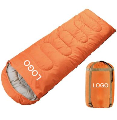 China 190T Outdoor Camping 300g/200g Polyester Cotton Outdoor Sleeping Bag Waterproof Sleeping Envelope Type Bag for sale