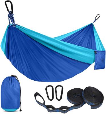 China Amazon Durable Hot Selling Portable Hammocks With Durable Hook And Strap Customized Hammock Logo for sale