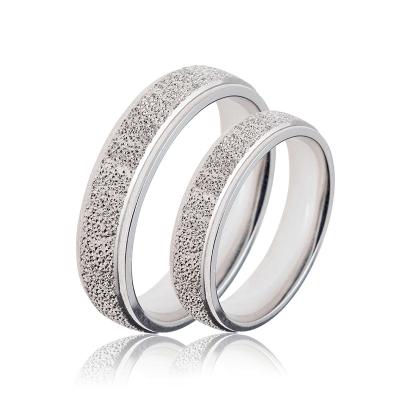 China FASHIONABLE Jewelry Showcase Design OEM White Gold Plated Brass Dummy Wedding Rings For Women Men for sale