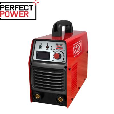 China Hotels Perfect Power Welder Equipment MMA-120 IGBT Inverter Welding Machine Metal Arc Welder Converter Manual Arc Welding Machine for sale