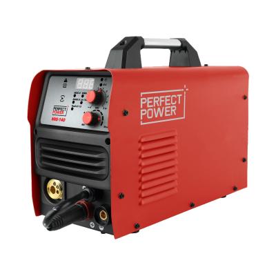 China Hotels Perfect Power MIG Welders MIG-140 Gas MIG/MAG IGBT Inverter Welding Machine Gasless MIG Welding Machine for sale