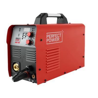 China Hotels Perfect Power Welders MIG-160 Portable MIG Welding Machine For Alumin Gas MIG/MAG IGBT Inverter Gasless Welding Machine For Sale for sale