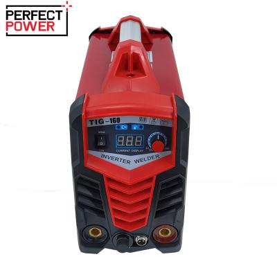 China New Digital Steel Control Welding Aluminum Stainless Steel Inverter TIG-160 DC Arc Force Inverter DC Tig/MMA High Frequency Tig/MMA for sale