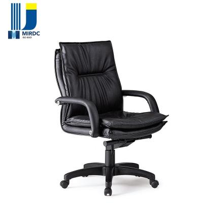 China (Size) Mid Leather Back Comfortable Adjustable Office Executive Director Chair 730 BKG for sale