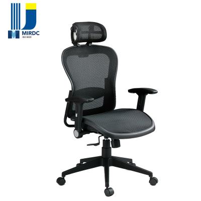 China (Height) Adjustable Economy Manager Mesh Office Chair With Headrest And Adjustable Lumber Support 5889AX-6835 for sale