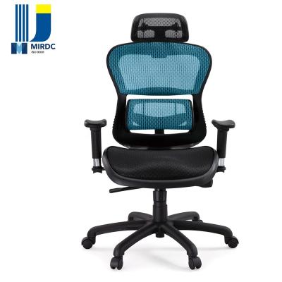 China (Height) Taiwan Mesh Office Chair Headrest Lumbar Adjustable Ergonomic Executive Nylon Support for sale