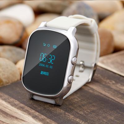 China Touch Screen Gift GPS Tracker Smart Watch T58 For Kids Children GPS Wristband Google Map SOS Button Tracker GM/M GPS Smartwatch Locator for sale