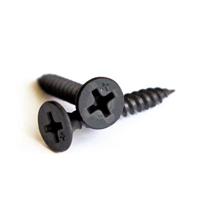 China Flat Gypsum Board Drywall Screw with Black Phosphating for sale