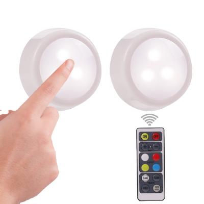 China Modern 16 Color Remote Control Decorative Atmosphere Led Cabinet Lamp Charging LED Night Light for sale