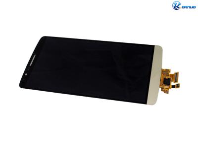 China 5.5 Inch Gold Cell Phone LCD Display , LG LCD Screen Replacement for G3 D855 D858 for sale