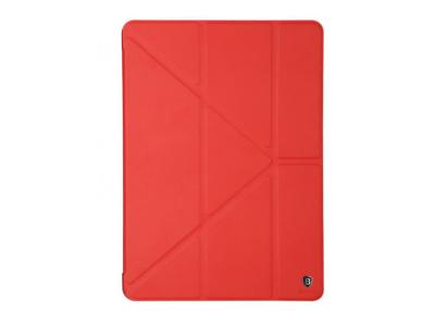 China Accesorios de cuero suaves de Smartphone de la caja de la tableta protectora roja para el aire 2 de Ipad en venta