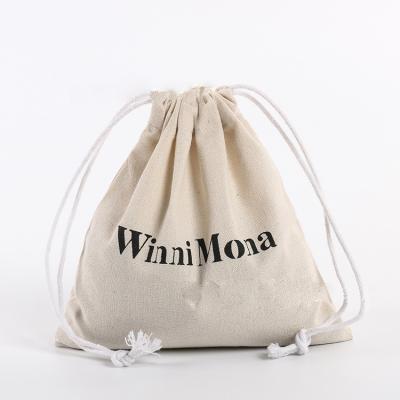 China Rope Handle Wholesale Hot Sale Finely Processed Cotton Shopping Pouch Jute Promotional Bag for sale