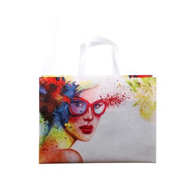 China Fashionable Good Quality Rope Handle Grocery Tote Shopping Non-Woven Bags For Promotional Sale for sale