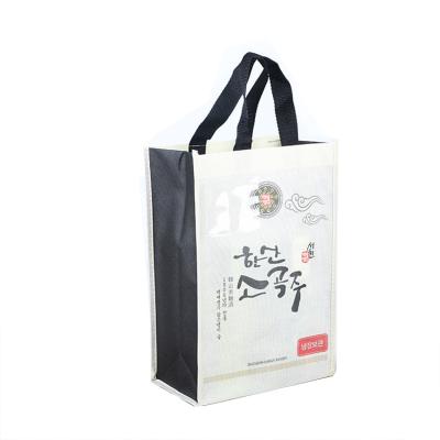 China Newest Trendy Hot Sale Rope Handle Clean Logo Bags Promotional Fashion Shopping Non-Woven for sale