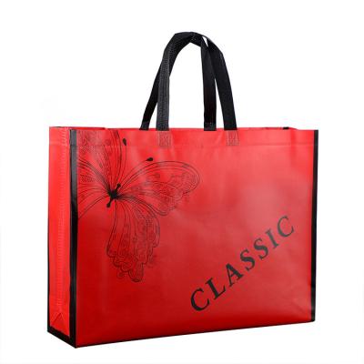 China Customization of rope handle factory wholesale price finely processed reusable pp nonwoven shopping bags for sale