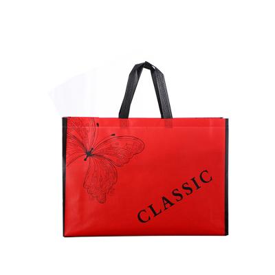 China Rope Handle China Supplier Custom Shopping Logo Printing Tote Ecological Retail Full Color Nonwoven Bag for sale