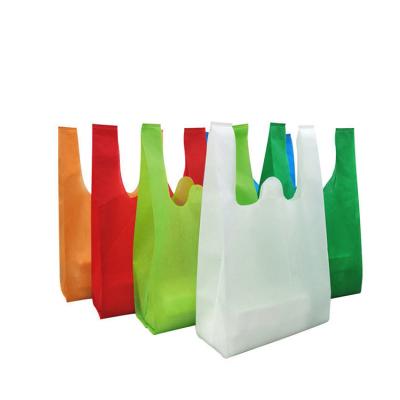 China Hot Sale High Standard Rope Handle Eco-friendly Laminated Grocery Tote Color Non-Woven Bag for sale