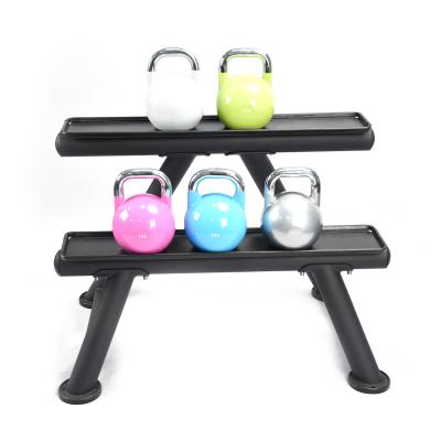 China Multifunctional Gym Rack Fitness Equipment Kettlebell Rack Storage Kettlebell for sale